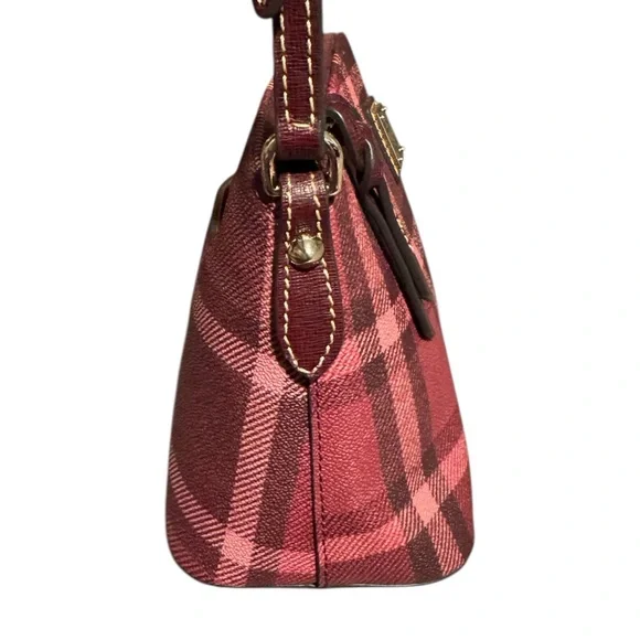 Dooney & Bourke Red Plaid Crossbody Bag - Picture 4 of 6